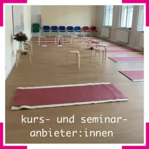 Kurs- und Seminaranbieter:in